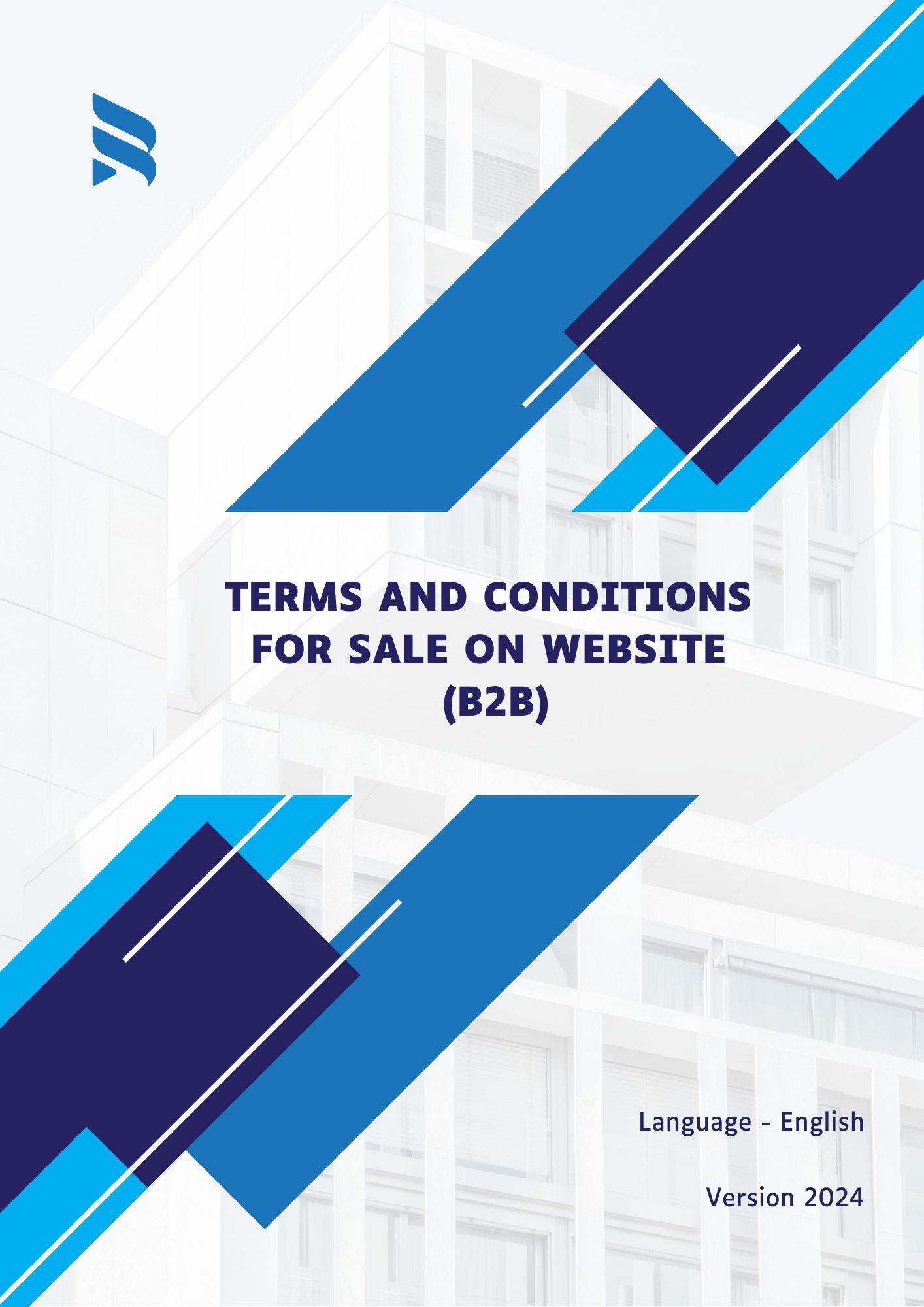 Terms and Conditions for Sale on Website (B2B)