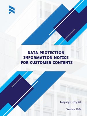 Data Protection Information Notice for Customer Contents