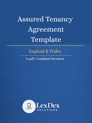 UK Assured Tenancy Agreement template cover – professional, fully compliant landlord and tenant contract for residential property letting in England and Wales, designed for legal accuracy, statutory compliance, and safe property management under the Landlord and Tenant Act 1985 and Housing Act 1988.