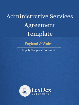 Administrative Services Agreement template UK for outsourced business support services, compliance, and contractual obligations