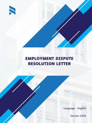 Employment Dispute Resolution Letter