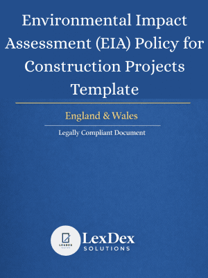 Construction Environmental Impact Assessment Template 2026 – Comprehensive UK guide for assessing and documenting environmental impacts of construction projects, including compliance with planning, environmental, and sustainability regulations, suitable for architects, project managers, and construction professionals.