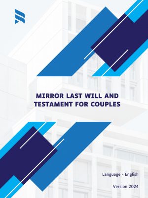 Mirror Last Will And Testament For Couples