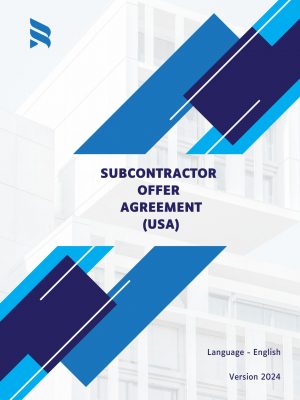 Subcontractor Offer Agreement Template (USA)