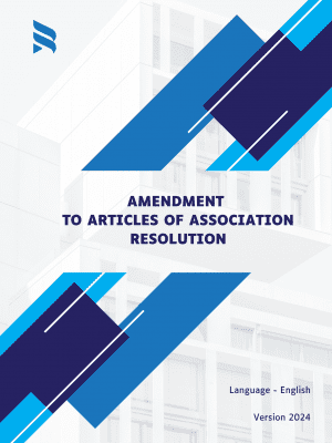 Amendment to Articles of Association Resolution
