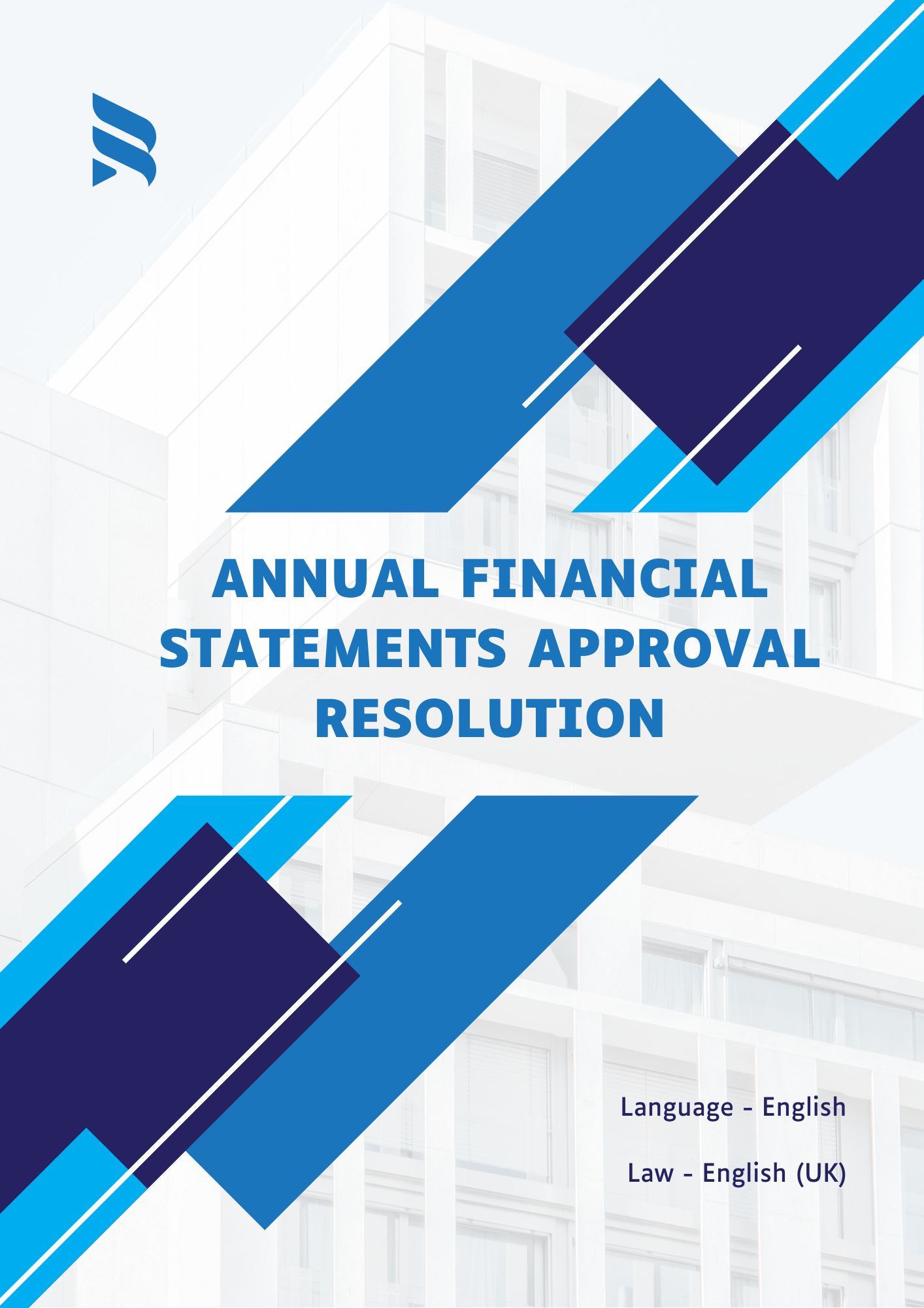 Annual Financial Statements Approval Resolution Template