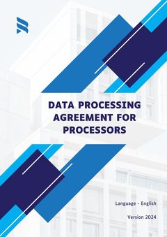 Data Processing Agreement for Processors Template