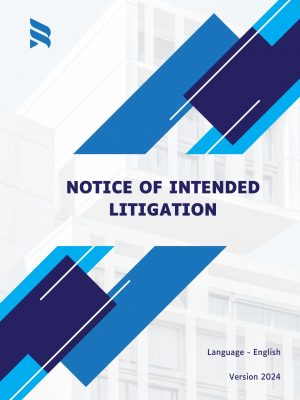 Notice of Intended Litigation Template