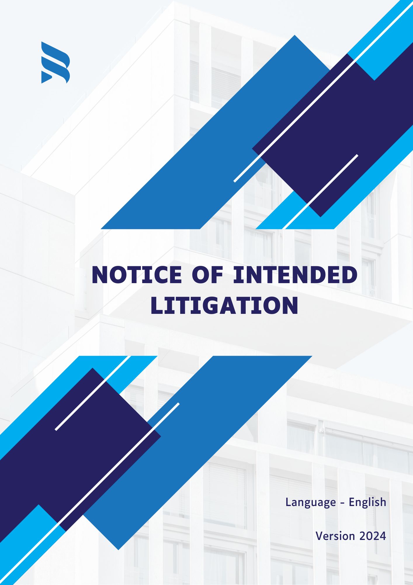 Notice of Intended Litigation Template