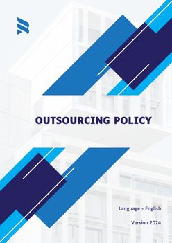 Outsourcing Policy Template