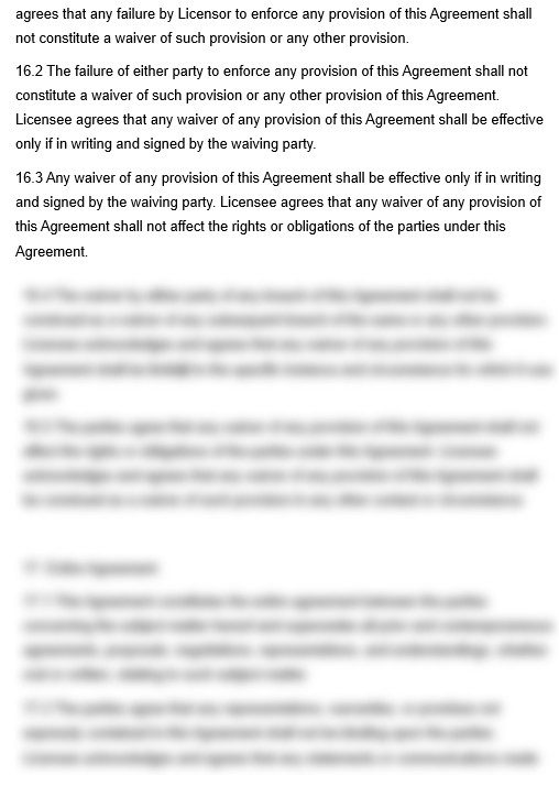 LexDex Solutions' Trial Software License Agreement Template preview 3