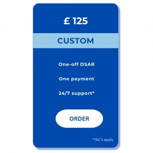 DSAR as a Service - Custom
