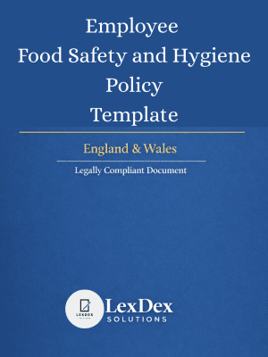 Employee food safety and hygiene policy UK template for managing workplace hygiene, statutory compliance, and safe food handling practices