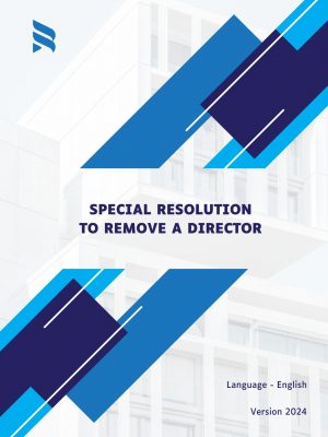 Special Resolution To Remove A Director Template