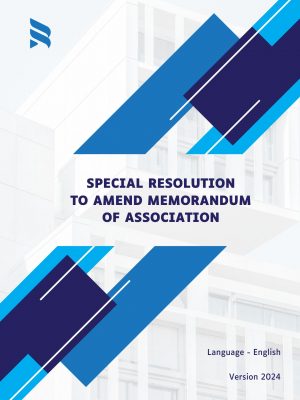 Special Resolution To Amend Memorandum Of Association Template