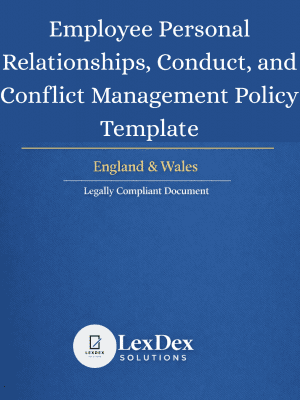 Employee personal relationships at work policy UK cover document for workplace conduct, conflict of interest management, and HR compliance