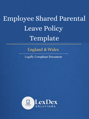Shared Parental Leave Policy Template UK setting out employee eligibility, statutory leave entitlements, notice procedures, and employer compliance obligations.