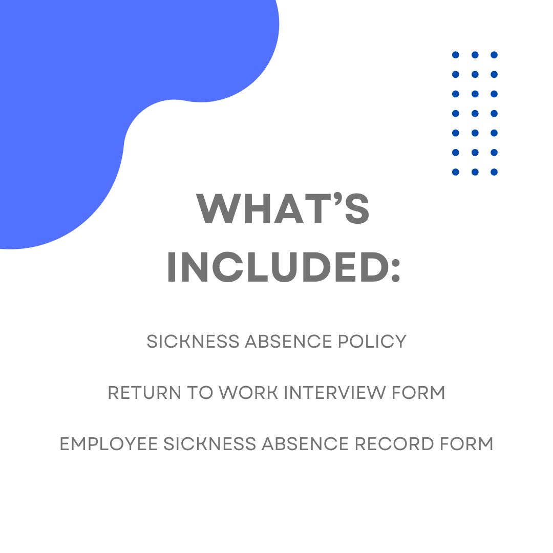 Sickness Absence Management Template Pack