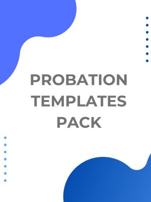 Probation Templates Pack