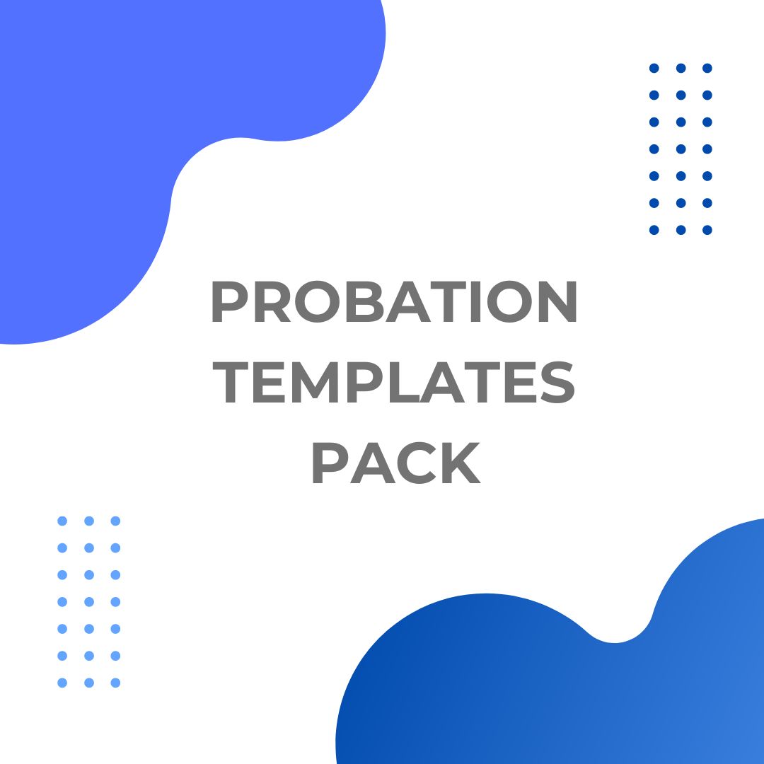 Probation Templates Pack