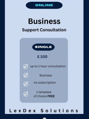 Business Support Consultation
