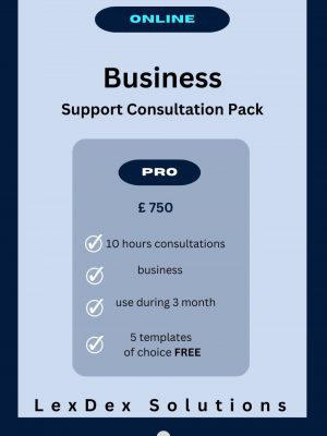 Business Support Consultation Pack - Pro
