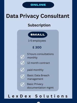 Data Privacy Consultant Subscription
