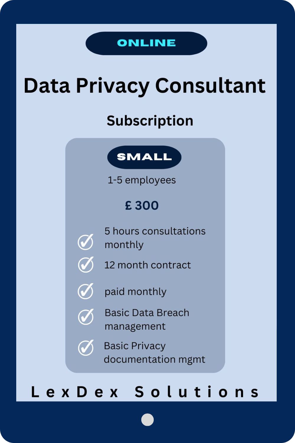 DPA Privacy Consultant Subscription