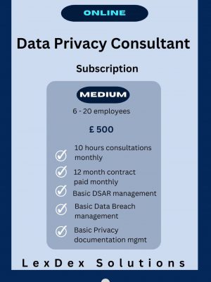 Data Privacy Consultant Subscription