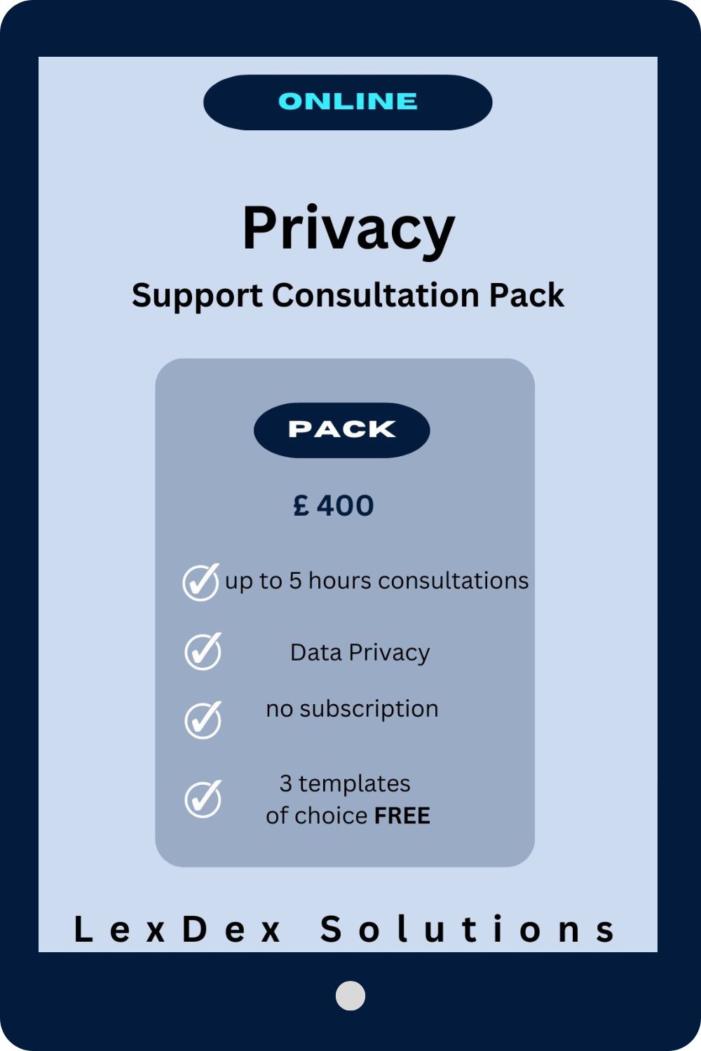 Data Privacy Compliance Support Consultation Pack