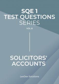90 SQE 1 test questions - Solicitors Accounts