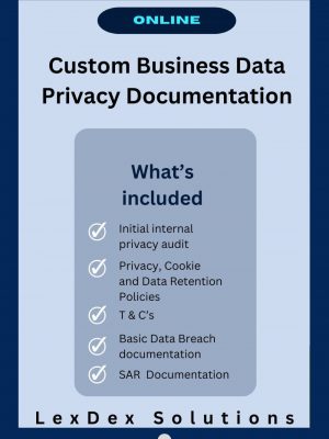Custom Business Data Privacy Dosumentation