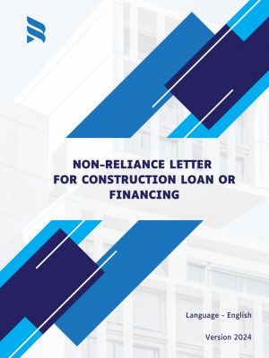 Non Reliance Letter For Construction Loan