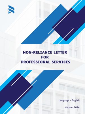 Non-Reliance Letter For Professional Services Template