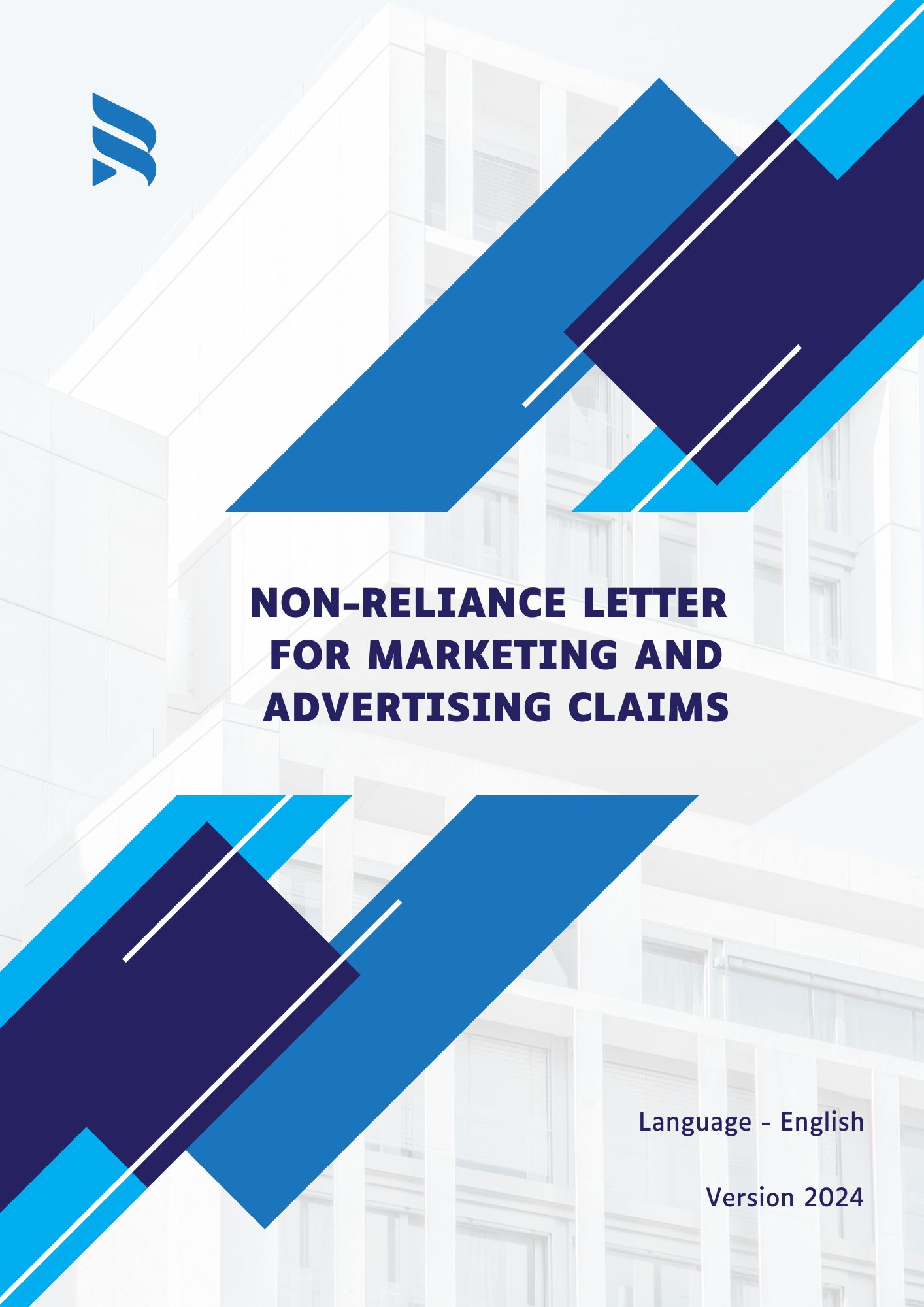 Non-Reliance Letter Template for Marketing and Advertising Claims