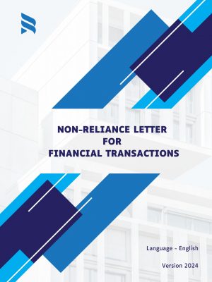 Non-Reliance Letter Template for Financial Transactions