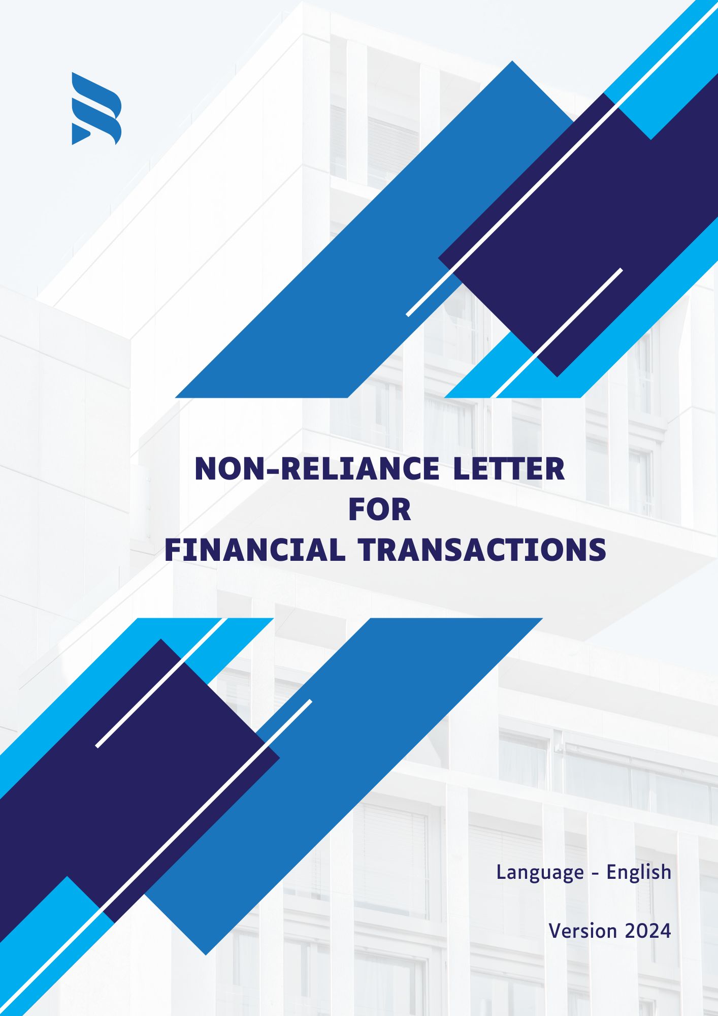 Non-Reliance Letter Template for Financial Transactions