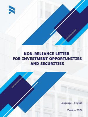 Non-Reliance Letter for Investment Opportunities and Securities