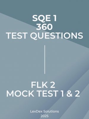 FLK 2 Mock Test 1 & 2