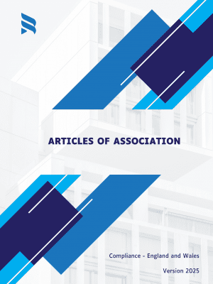 Sample page of professionally drafted Articles of Association template designed for UK private limited companies, tailored to comply with the Companies Act 2006 – ideal for business incorporation, legal compliance, and corporate governance requirements in England, Scotland, and Wales