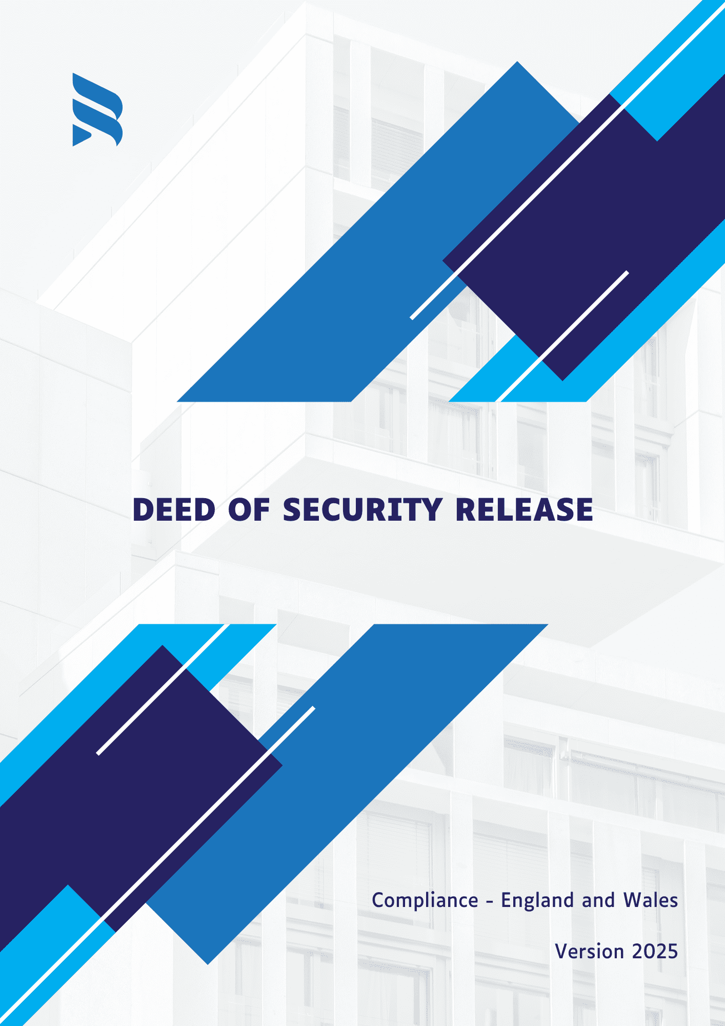 Deed of Security Release legal template – 2025 England & Wales compliant document for releasing security over assets after full loan repayment