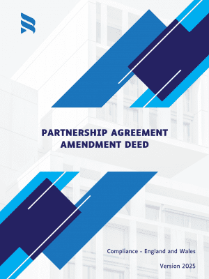Partnership Agreement Amendment Deed