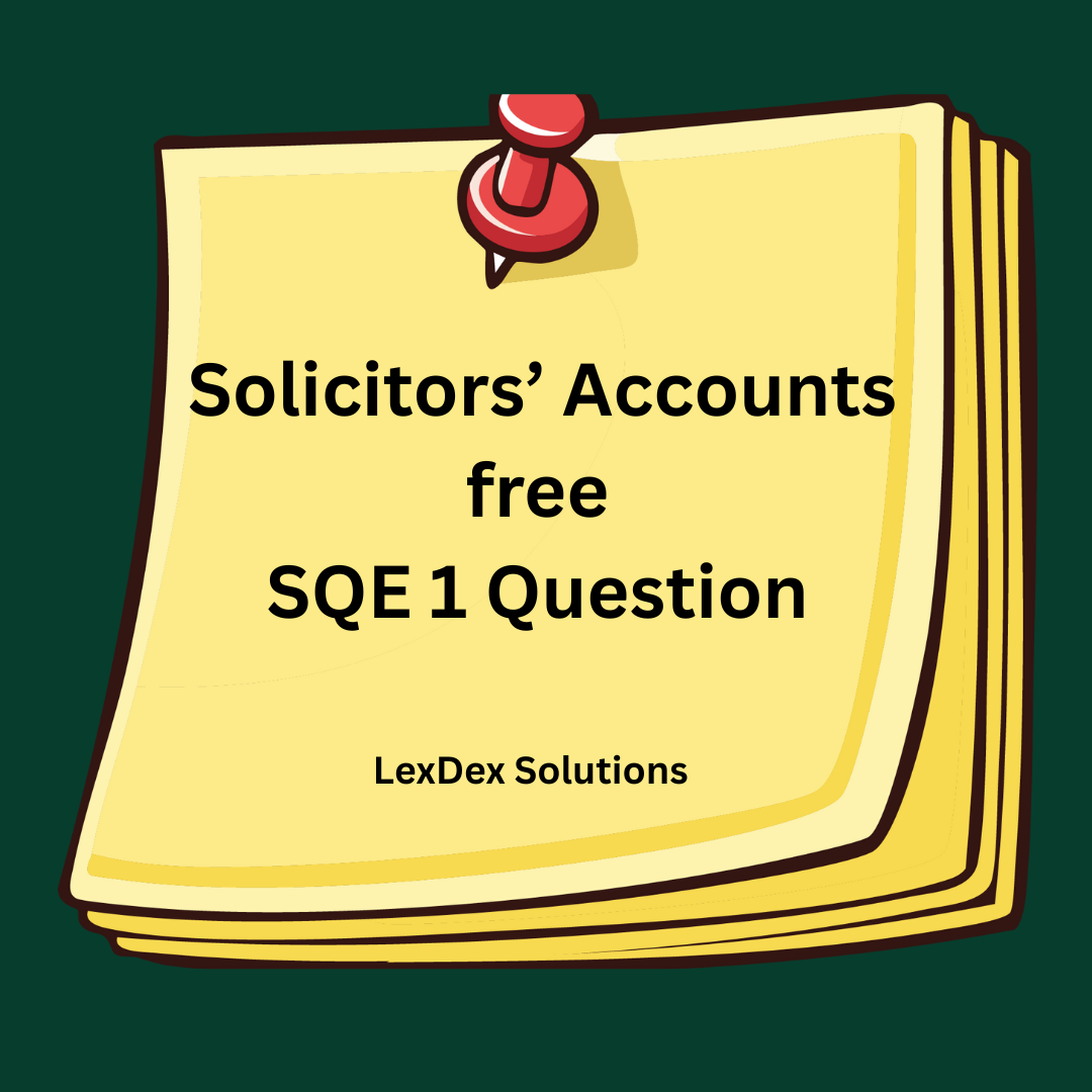 SQE1 Test Question Breakdown: Can Solicitors Invest Client Money?