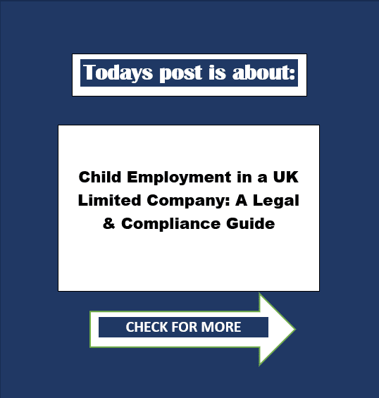 Child Employment Compliance: Legal Guide for UK Companies